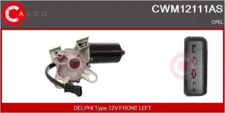 SILNIK WYCIERACZEK CASCO CWM12111AS
