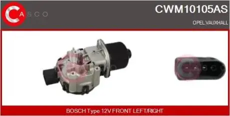 SILNIK WYCIERACZEK CASCO CWM10105AS