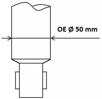 Амортизатор задній KYB 5550001 (фото 1)