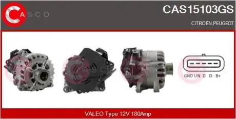 Пусковой генератор CASCO CAS15103GS