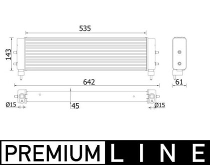 Масляный радиатор MAHLE / KNECHT CLC94000P