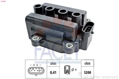 Котушка запалювання FACET 96418