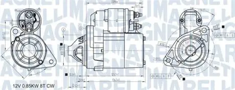ROZRUSZNIK NISSAN MAGNETI MARELLI 063721307010