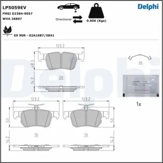 KLOCKI HAM.EV TYL Delphi LP5059EV