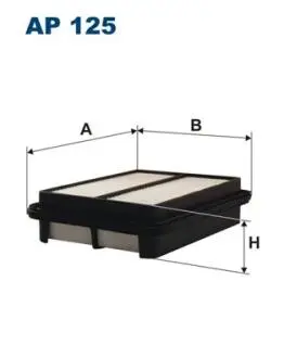 Фiльтр повiтряний FILTRON AP125