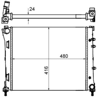 Chіodnica 500 1 2 MAHLE / KNECHT CR2000000S