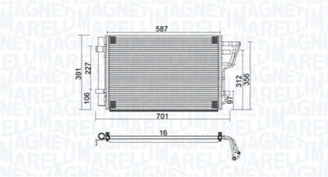 SKRAPLACZ KLIMAT. MAGNETI MARELLI BC951