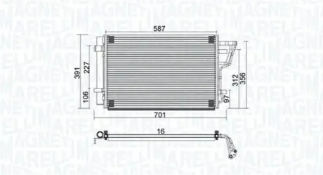 SKRAPLACZ KLIMAT. MAGNETI MARELLI BC951