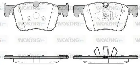 Гальмівна колодка WOKING P1460310