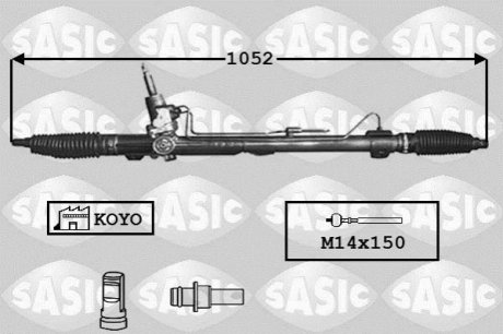 Рулевой механизм SASIC 7170028 (фото 1)
