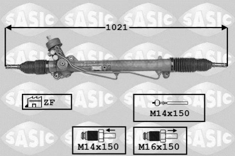 Рулевой механизм SASIC 7006141 (фото 1)