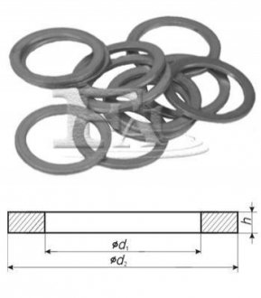 Уплотнительное кольцо Fischer Automotive One (FA1) 696590100 (фото 1)