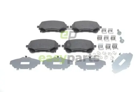 Колодки гальмівні (передні) Toyota Corolla 1.6VVTi/1.8VVTi Hybrid 19- (з аксесуарами) ATE 13046055352