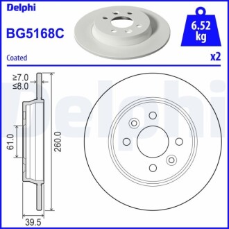 Tarcza ham. Clio Delphi BG5168C