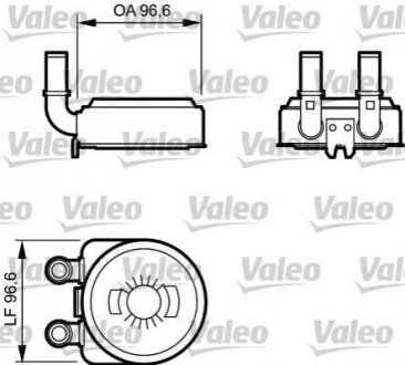 Радиатор смазки Valeo 817705