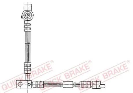 Фото шланг гальмівний QUICK BRAKE 59994 Шланг гальмівний QUICK BRAKE 59994