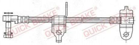 Шланг тормозной QUICK BRAKE 59976X