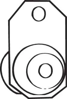 Буфер, глушитель BOSAL 255257