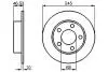 Тормозной диск BOSCH 0986478315 (фото 1)