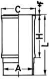 Гильза цилиндра KOLBENSCHMIDT 89735110