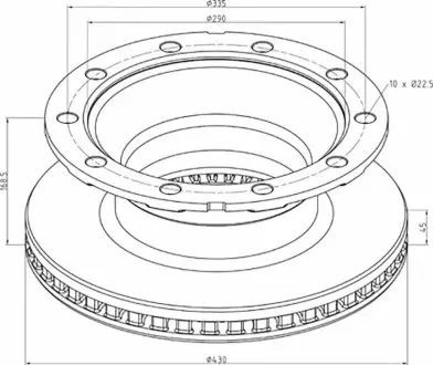 Тормозной диск PE AUTOMOTIVE 29600000A