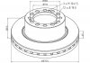 Гальмівний диск PE AUTOMOTIVE 06625300A (фото 1)