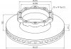 Гальмівний диск PE AUTOMOTIVE 03612200A (фото 1)