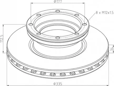 Тормозной диск PE AUTOMOTIVE 01667800A