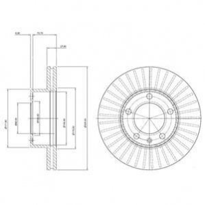 Тормозной диск DR!VE+ DP1010110824