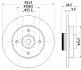 Фото 4 - тормозной диск HELLA 8DD355123291 Тормозной диск HELLA 8DD355123291 (фото 4)
