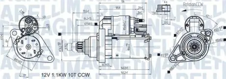 ROZRUSZNIK AUDI MAGNETI MARELLI 063721470010