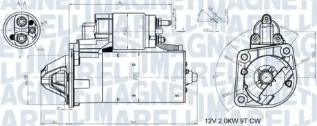 ROZRUSZNIK FORD MAGNETI MARELLI 063721408010