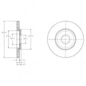 Тормозной диск DR!VE+ DP1010110158
