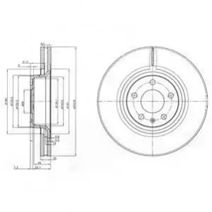 Тормозной диск DR!VE+ DP1010110413