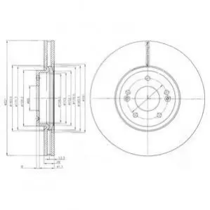 Тормозной диск DR!VE+ DP1010110581