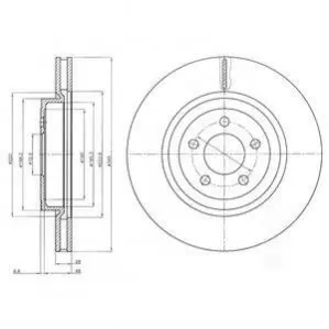 Тормозной диск DR!VE+ DP1010110524