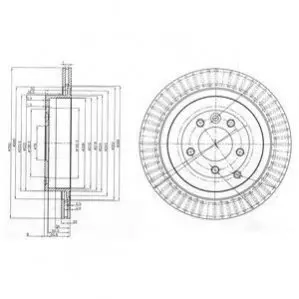 Тормозной диск DR!VE+ DP1010110463
