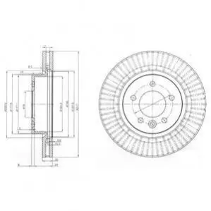 Тормозной диск DR!VE+ DP1010110410