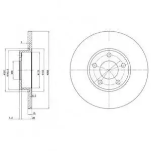 Тормозной диск DR!VE+ DP1010110079