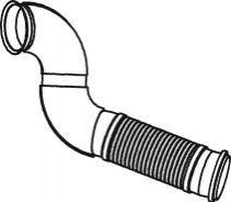 Випускна труба Dinex 82252 (фото 1)