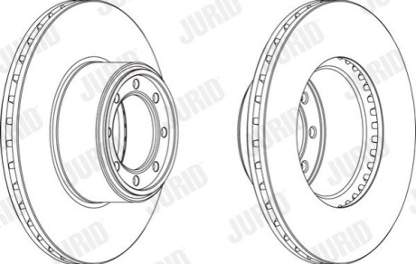 Тормозной диск Jurid 569195J