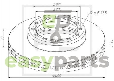 Гальмівний диск PE AUTOMOTIVE 25601600