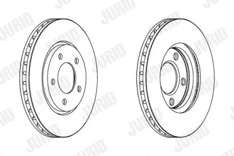 Гальмівний диск Jurid 563030JC