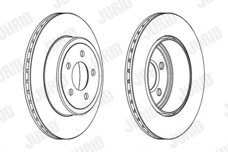 Тормозной диск Jurid 563034JC1