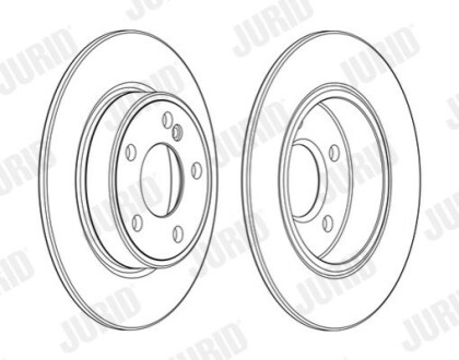 Гальмівний диск Jurid 562995JC