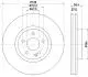 Фото 4 - тормозной диск HELLA 8DD355123501 Тормозной диск HELLA 8DD355123501 (фото 4)