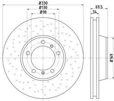 Тормозной диск TEXTAR 92149905 (фото 1)