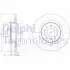 Диск тормозной Delphi BG3857 (фото 1)