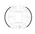 Brake Shoe Set BOSCH 0204113804 (фото 5)