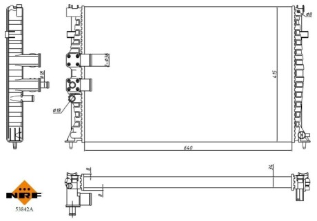 CHLODNICA WODY NRF 53842A